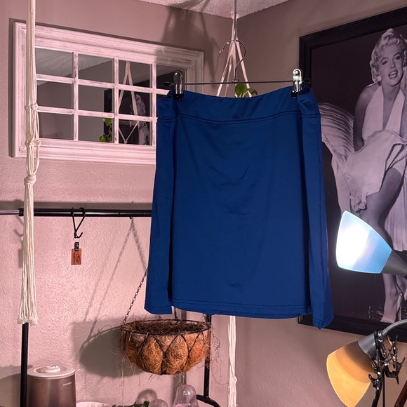 Ekouaer Royal Blue Athletic Tennis Golf Skort Womens XL Activewear Mini Skirt - Picture 2 of 9